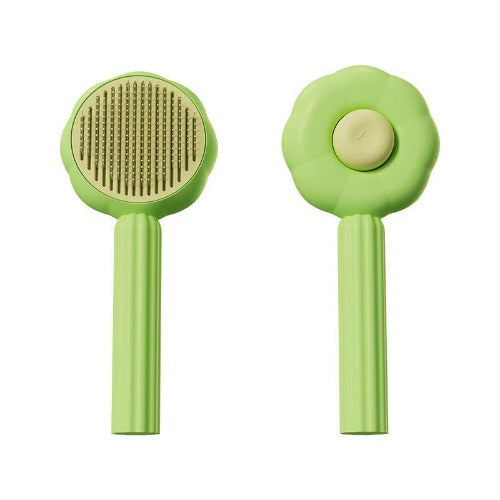 Sunflower Self-Cleaning Pet Comb Brush 