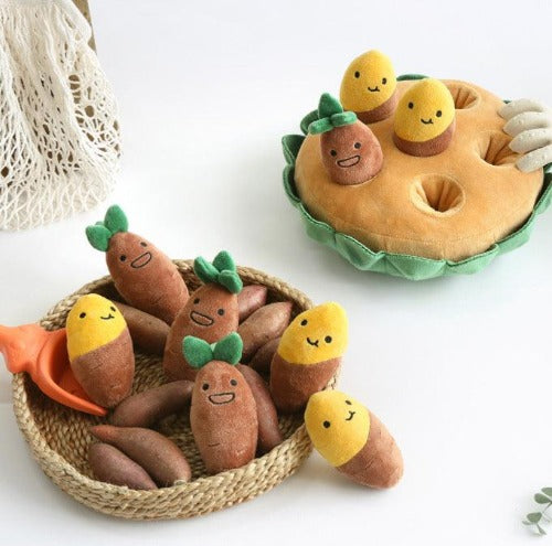Plucking Groundnut Sweet Potato Set Of Pet Toys