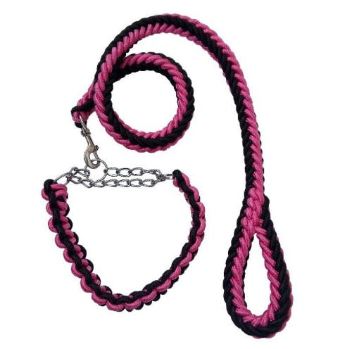 Double Strand Rope Large Dog Metal Chain Leash
