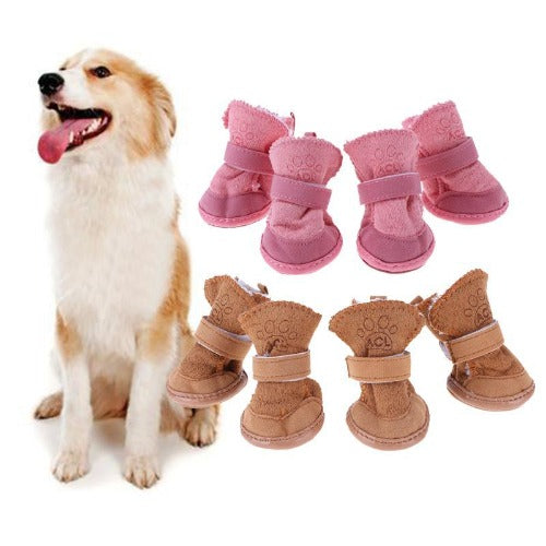 Thick Snow Pet Warming Shoes