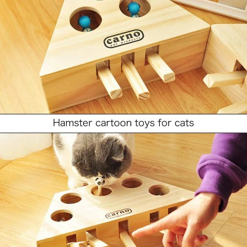 Cat Toy Hit Hamster With Five Holes Mouse
