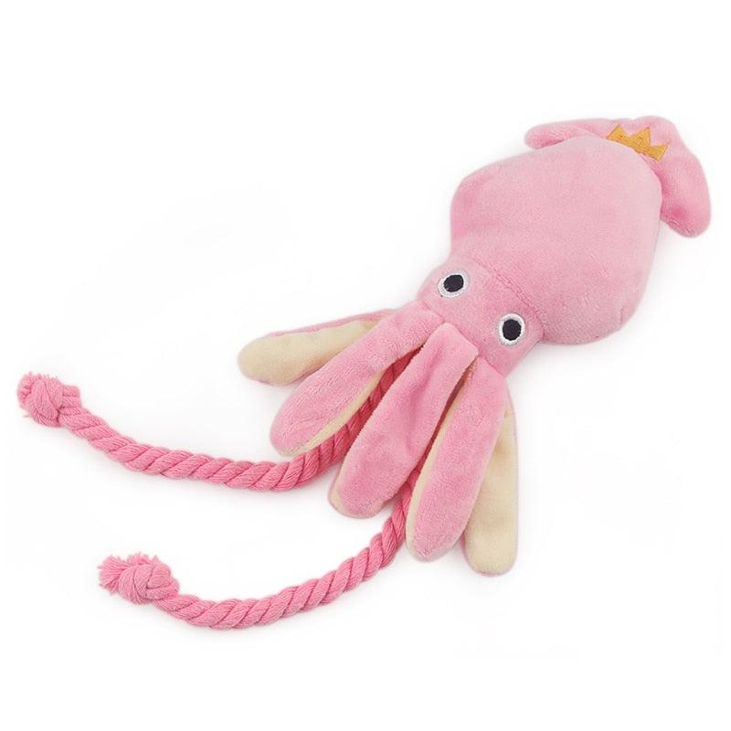 Cute Squid Small Pet Toy Sound BB Plush