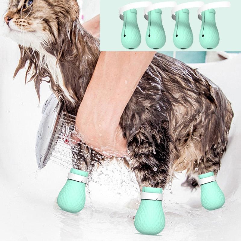 Adjustable Pet Protector Boots For Bath Washing