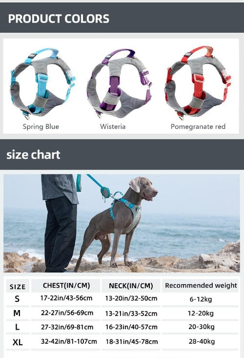 Reflective Pet Harness Training Vest 