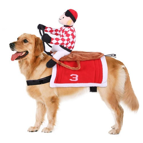 Pet Santa Claus Riding Costume