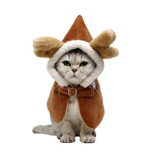 Funny Elk Cat Costume