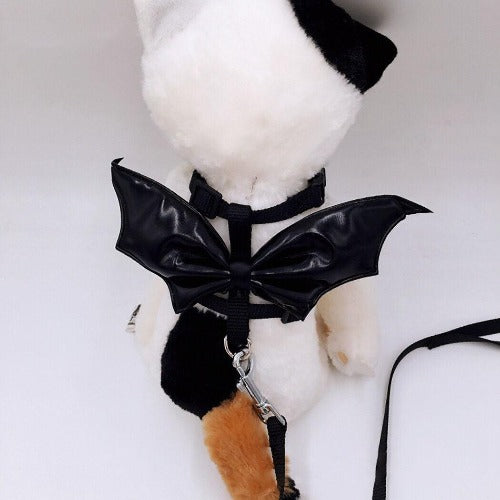 Halloween Day Batman Pet Leash Harness Set
