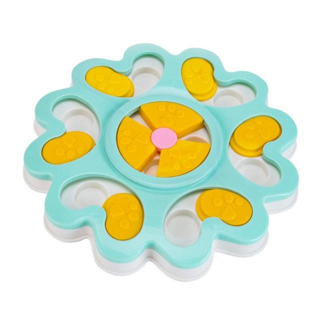 Educational Pet Toys Flower Design Anti Choke Bowl